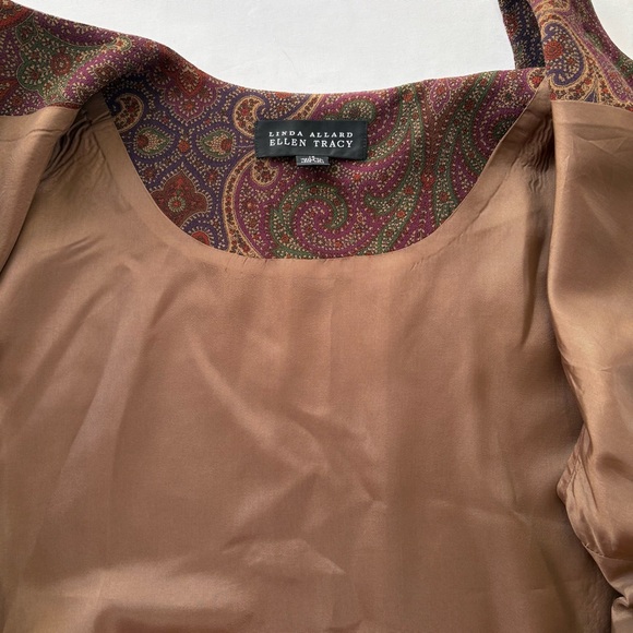 Vintage Paisley Wool Top Size 14 - Picture 6 of 6